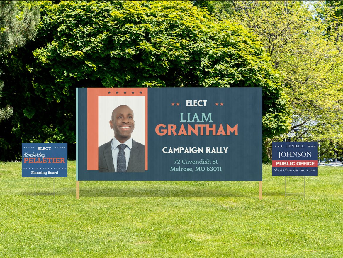 Stand Proud with Low-Cost Campaign Yard Signs